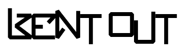 Bent Out font